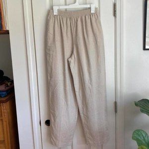 Vintage High waisted linen blend pants by Bon Worth - sz M/L